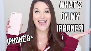 WHAT'S ON MY IPHONE 8 PLUS?!