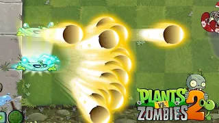 PvZ 2 Fusion -Every Plant Using Coconut Cannon Projectile - Who is Best Fusion Plant ?