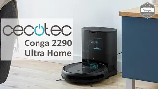 Cecotec Conga 2290 Ultra Home - Vacuum Cleaner with Automatic Drain Base - Cecotec App - Unboxing