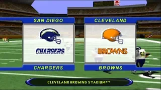 Madden 2001 (Nintendo 64) Chargers vs Browns
