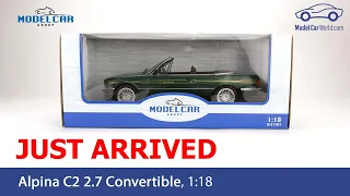 MCG 1:18 Just arrived - Alpina C2 2.7 Convertible Base BMW E30 exclusive for ModelCarWorld SOLD OUT