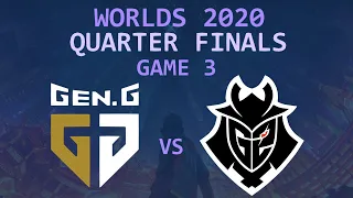 Gen.G vs G2 - Quarter Finals - Game 3 Highlights