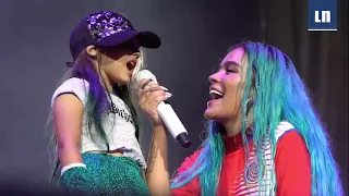 Karol G cantó con niña en su concierto | Costa Rica | Bichota Tour