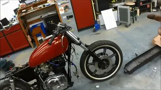 1980 Yamaha XS400 Cafe build - January update