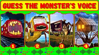 Guess Monster Voice Train Eater, Bus Eater, MegaHorn, Spider House Head Coffin Dance