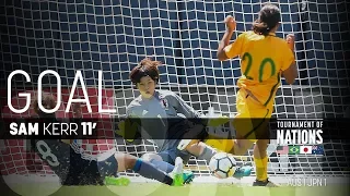 Australia vs. Japan: Sam Kerr First Goal - July 30, 2017