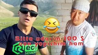 🤣Albatta ko'ring Jizzaxlik nonvoy Qo'qonlik Abbosxonga parodiya qilibdi bitta non yopishim 100 $  🤣