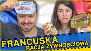 CO JEDZĄ FRANCUSCY ŻOŁNIERZE? TEST FRANCUSKIEJ RACJI ŻYWNOŚCIOWEJ!