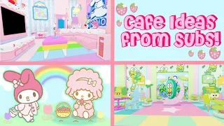 Cafe Ideas From Subscribers 15 | Roblox My Hello Kitty Cafe | Riivv3r