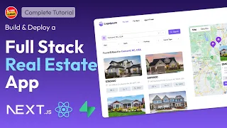 Build & Deploy Full Stack Next.js Real Estate App Using React.js, TailwindCss, Supabase