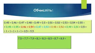 Математика, 5 клас. - Десяткові дроби та дії над ними. 1