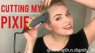 Cutting my Pixie