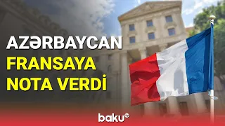 Azərbaycan Fransaya nota verdi - BAKU TV (03.10.2022)