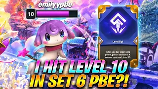 I HIT LEVEL 10 IN SET 6 PBE?! TFT SET 6 Guide I Teamfight Tactics SET 6 PBE emilyywang