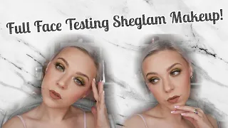 TESTING A FULL FACE OF SHEGLAM MAKEUP! HIT OR MISS? WORTH THE HYPE? AFFODABLE GLAM! SHEIN MAKEUP