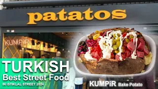 Original Turkish Kumpir Baked Potato | Be Aware of Copycat Potatoes Shop in ISTIKLAL STREET 2024