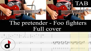 THE PRETENDER - Foo Figthers: FULL guitar cover + TAB