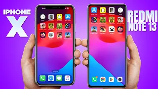 IPHONE X vs REDMI NOTE 13 - SPEED TEST!!