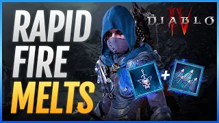 Diablo 4 | Melt EVERYTHING with Rapid Fire Rogue Build (74s Lilith+T100) | Season 3 Ready Guide