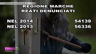 Marche: reati in calo nel 2015, ma aumentano i furti