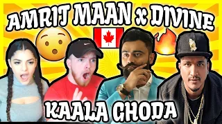 CANADIAN🇨🇦COUPLES FIRST AMRIT MAAN🇮🇳REACTION | Kaala Ghoda (Official Video)| AMRIT MAAN x DIVINE