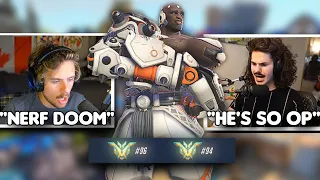 Streamers React To A top 100 Doomfist...