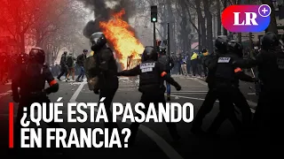 Francia en crisis: Más de 300 detenidos en protestas contra la reforma de pensiones