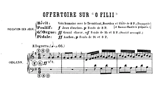 Guillmant - Two pieces from Op. 49, Offertoire sur « O Filii » and Fuga Alla Handel