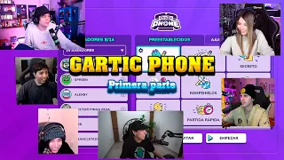 GARTIC PHONE - Rubius, Spreen, Carrera, Robleis, Rivers, Quackity, Alexby, AgenteMaxo (parte 1)