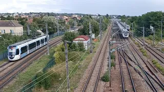 ouigo + réseau , tgv Duplex, RER, TER, transilien, T4 et bus à Bondy