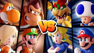 Mario Strikers Battle League - Bowser Vs Donkey Kong (Hard CPU)