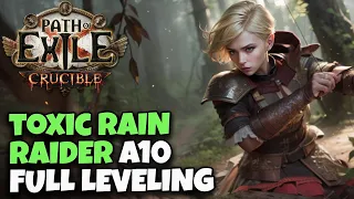 [POE 3.21] Toxic Rain Raider Leveling - Act 10 + All Skill Points and Labs - Full Run