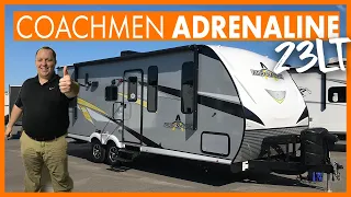 Amazing SMALL Travel Trailer Toy Hauler!