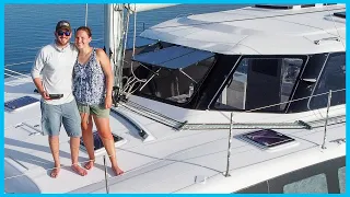 They Just Let Us TAKE a Catamaran! [Seawind 1160 Lite Sailing Review/Vlog #1] Learning the Lines