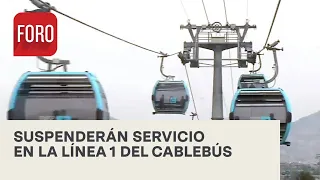 Cablebús CDMX suspenderá servicio en la línea 1 a partir de hoy - Las Noticias