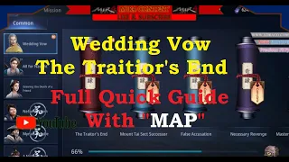 Mir4 - The Traitor's End Full Quick Guide With Map Wedding Vow