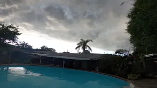 Dave's Backyard-Huge Thunderstorm forms right over our heads, HD Gopro footage