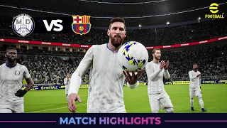 Lionel Messi Hat-trick 🔥 - Match Highlights - eFootball 2022  | #shorts