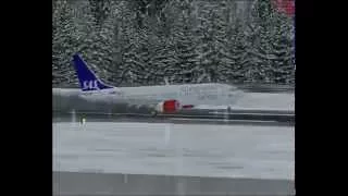 FSX Emergency landing at Flesland (ENBR)