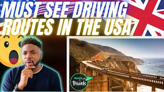 🇬🇧BRIT Reacts To THE MOST SCENIC DRIVING ROUTES IN AMERICA!