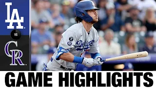 Dodgers vs. Rockies Game Highlights (7/16/21) | MLB Highlights