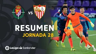 Resumen de Real Valladolid vs Sevilla FC (1-1)