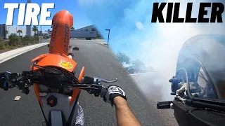 Riding My Tuned Ktm 500!! Burnout Monster!!!