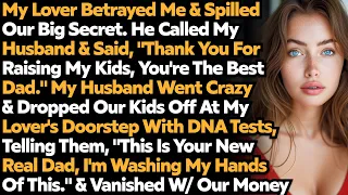 Husband Drop Off His Kid's To Wife's AP After Made DNA Test & Found Wife's Cheating. Sad Audio Story
