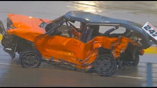 Unlimited Banger Racing Spedeworth World Final 2021 (4k Highlights) - Ipswich