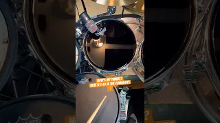 How’s my drum tuning? Rate it 1-10 in the comments for me. Thanks! #drums #drumtuning #drumming