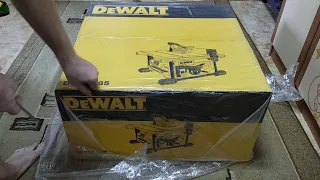 Пила DeWALT DWE7485-QS распаковка