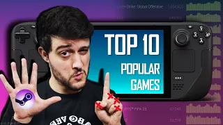 Steam Deck vs Top 10 Most Played Games!