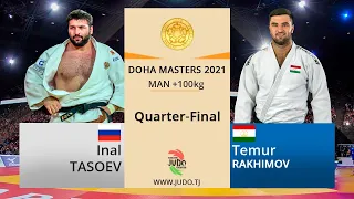Инал ТАСОЕВ vs Темур РАҲИМОВ, Чорякниҳоӣ, +100kg, Doha Masters 2021