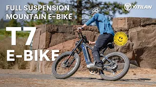 VITILAN T7 New All-terrain Ebike | Go Everywhere U Wanna Go